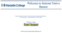 Tablet Screenshot of banner.medaille.edu