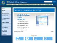Tablet Screenshot of it.medaille.edu